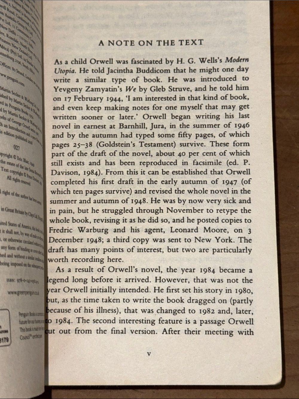 George Orwell 1984 paperback Book - vintage 1994 edition - Picture 11 of 12